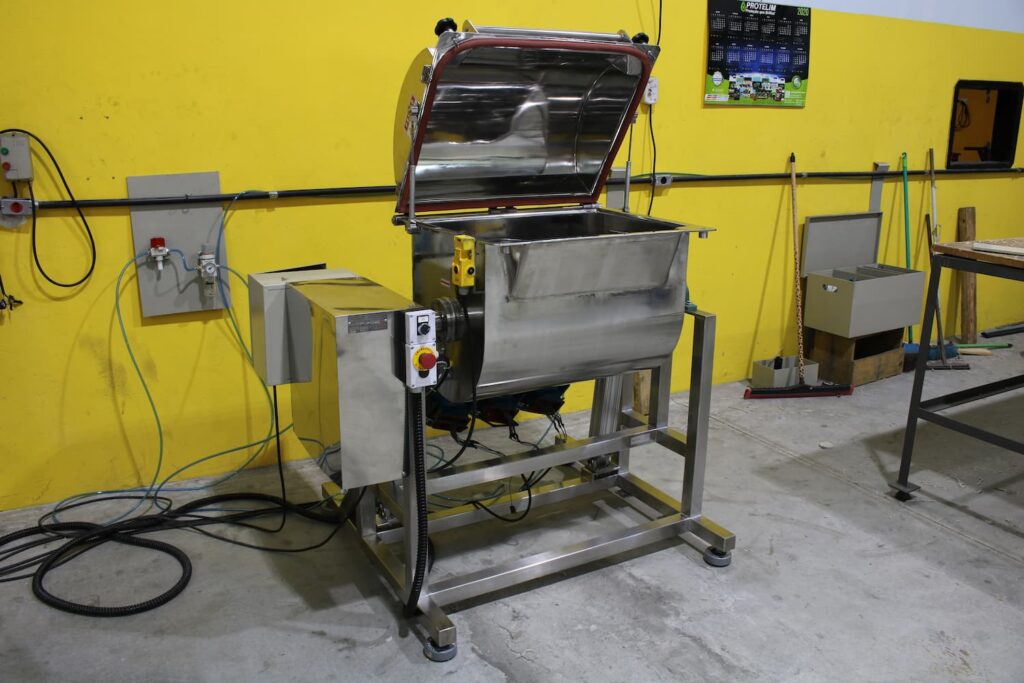 Misturador intensivo ribbon blender aisi 304